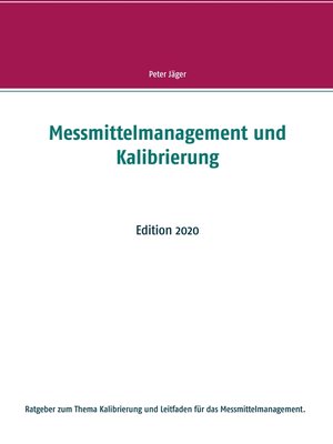 cover image of Messmittelmanagement und Kalibrierung